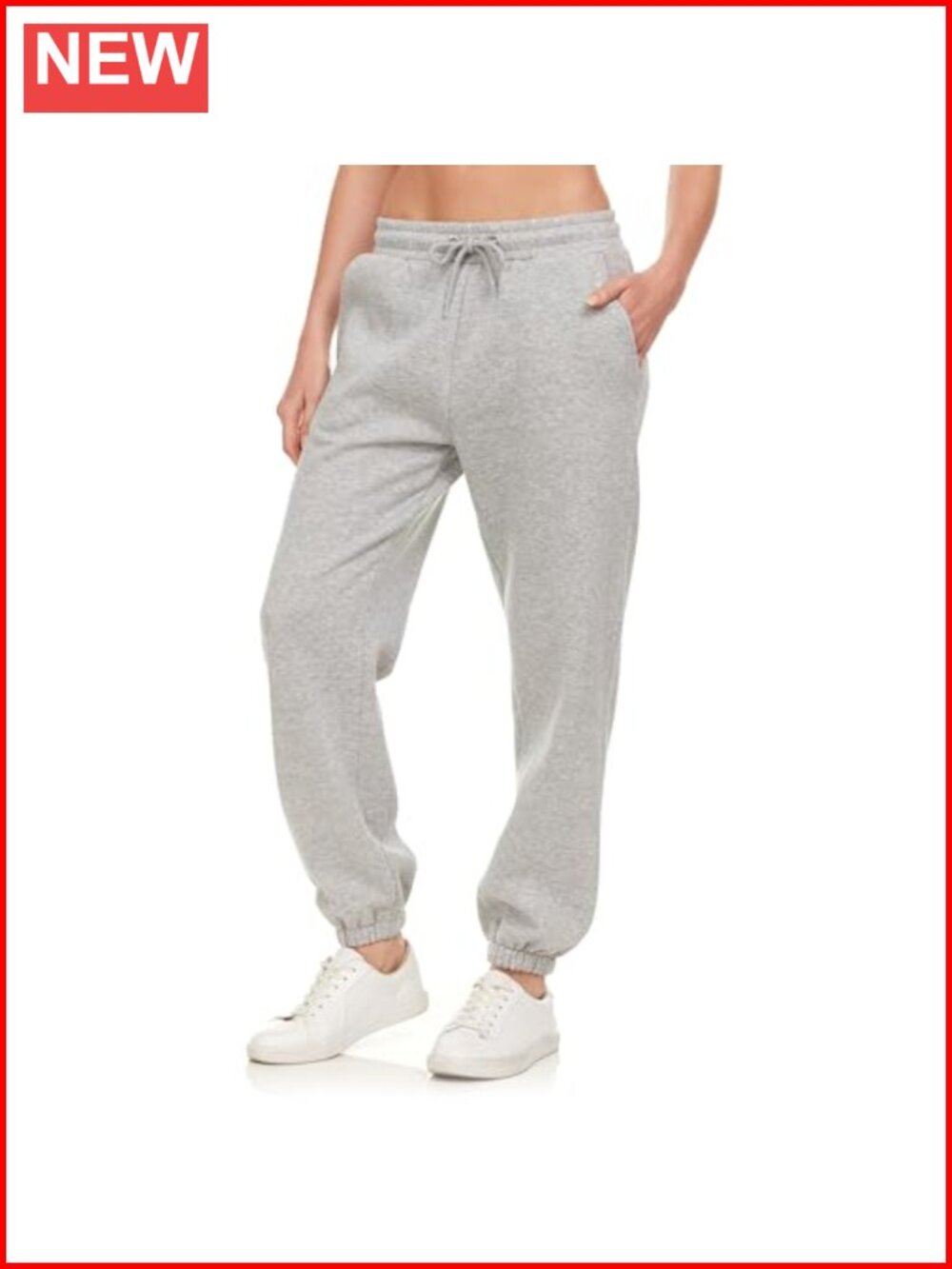 Fleece Cinch Bottom Joggers High Rise Sweatpants Lounge Pants